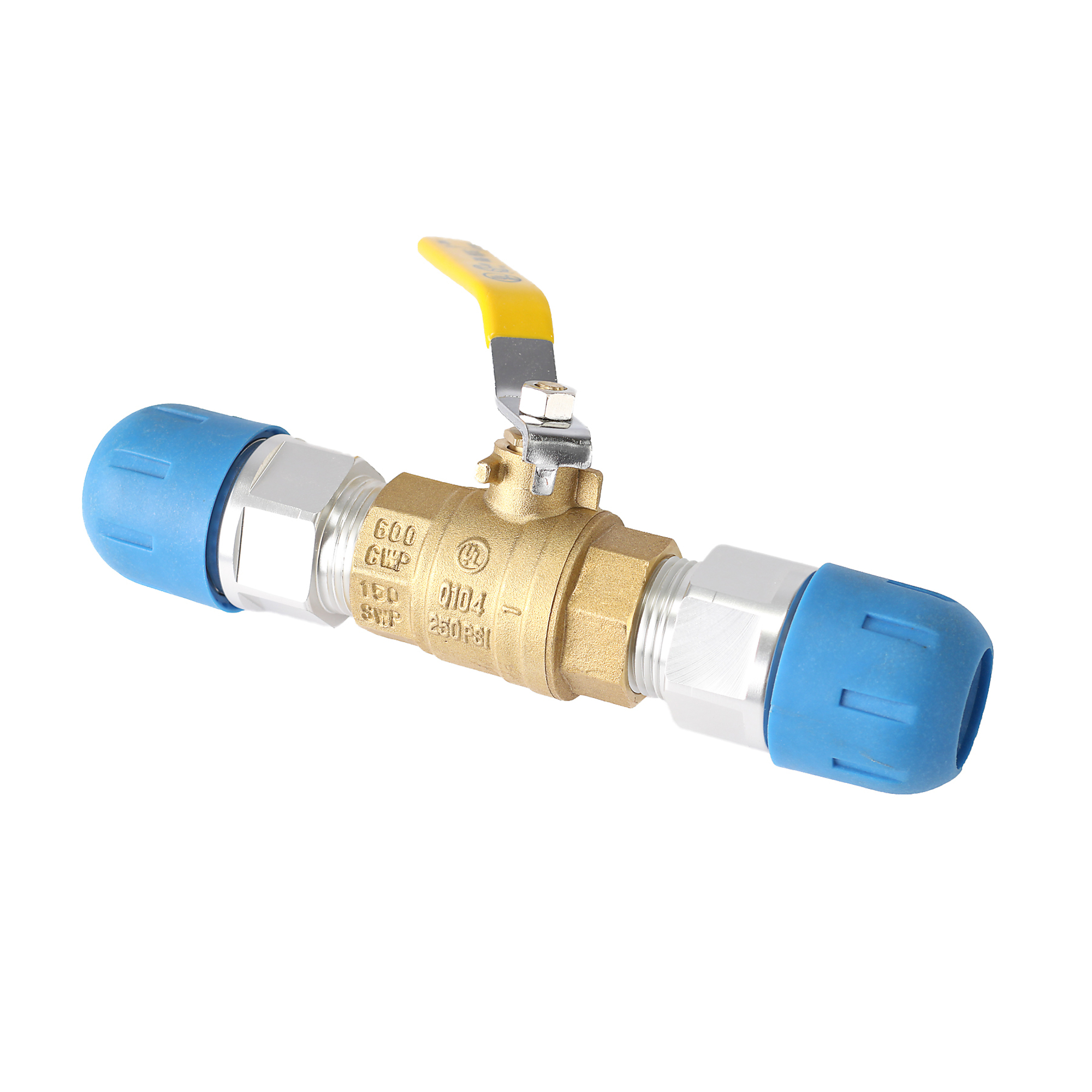 Fastpipe, 3/4in. Kit (Ball Valve + (2)Threaded Adapters), Max. PSI 190 Model# F1111